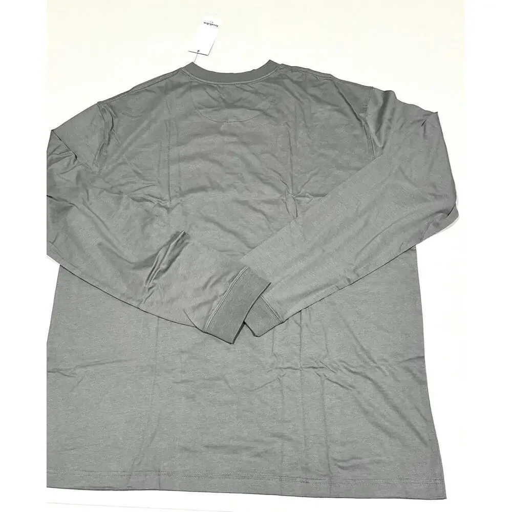 NEW Goodfellow & Co Men's T-Shirt Long Sleeve Gray Button Front XXL Tall NWT - Picture 8 of 9